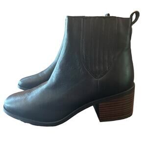 Splendid Amalie Leather Chelsea Boot Chunky Heel Timeless Classic Modern NEW 10